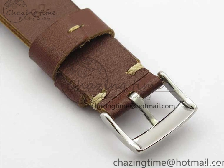 0117 Vintage Seamaster 300 No Date SS B12 Black Dial On Brown Leather Strap A2836 (Free Nylon Strap) Comfortable 7912